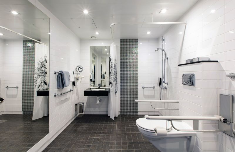 Contemporary Bathroom with Walk-in Shower